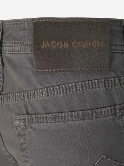 Shop Jacob Cohen Bard 5 Pocket Pants In Grey