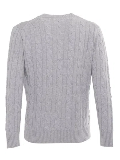 Kangra Cashmere Ribbed Crewneck Sweater In White