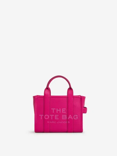 Shop Marc Jacobs Leather S Tote Bag In Pink