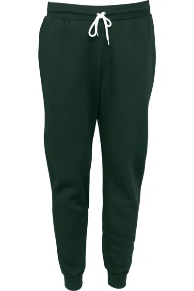 Bella+canvas Unisex Jogger Sweatpants In Green
