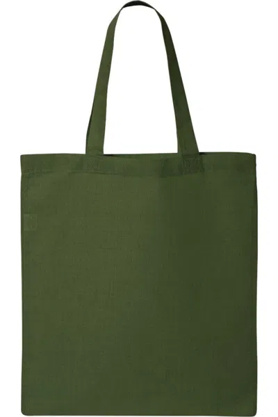 Q-tees Economical Tote In Green