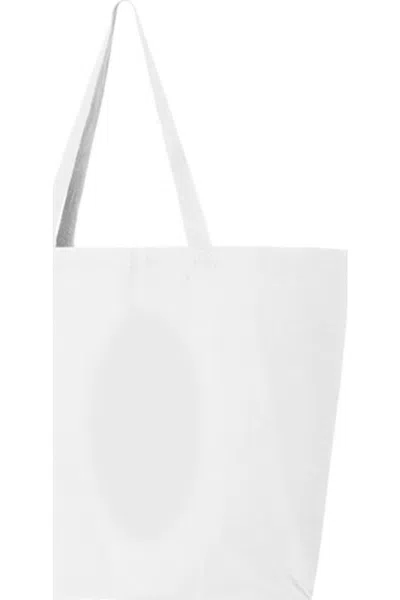 Q-tees 25l Jumbo Tote In White