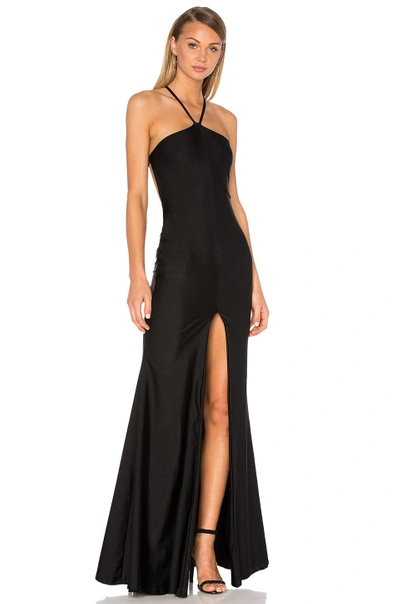Shop Lurelly Venetian Gown In Black