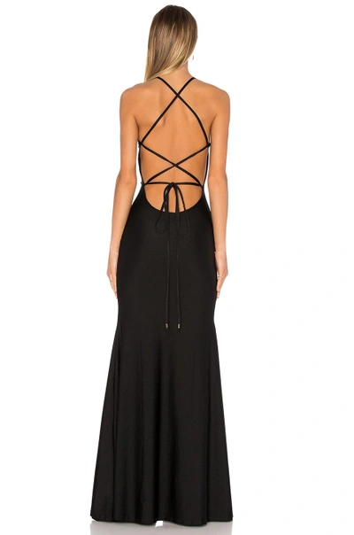 Shop Lurelly Venetian Gown In Black
