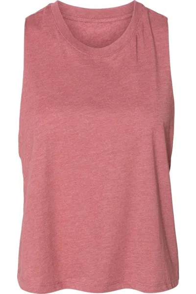 Bella+canvas Women´s Racerback Crop Tank In Multi