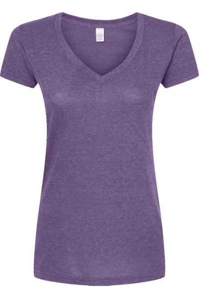 Tultex Women´s Poly-rich V-neck T-shirt In Multi