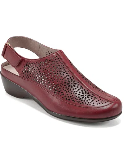 Easy Spirit Women's Dawn Slingback Block Heel Casual Clogs Women's Shoes In Pink
