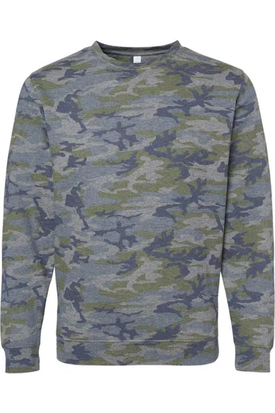 Lat Elevated Fleece Crewneck Sweatshirt In Multi