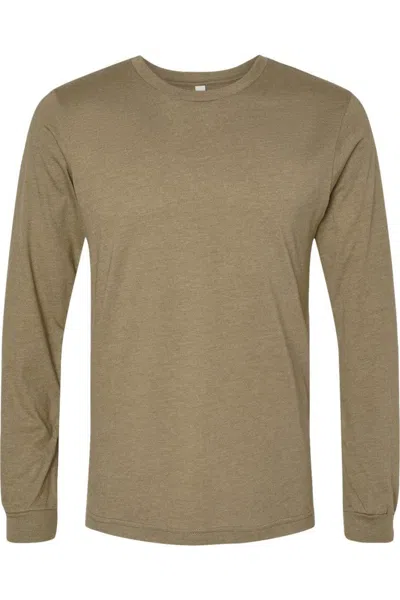 BELLA+CANVAS HEATHER CVC LONG SLEEVE TEE 