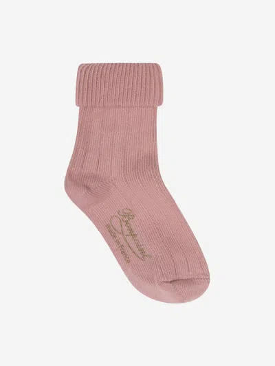 Bonpoint Baby Girls Socks 6 - 12 Months Pink By Childsplay Clothing In Pink