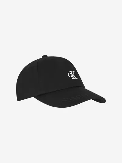 Calvin Klein Jeans Est.1978 Calvin Klein Jeans Calvin Klein Kids Monogram Baseball Cap In Black