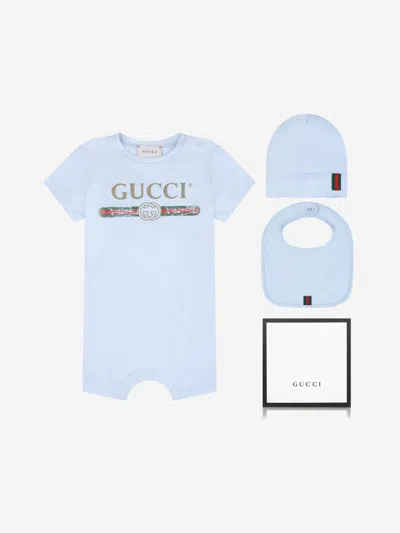 GUCCI GUCCI BABY BOYS ROMPER GIFT SET 
