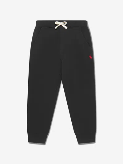 Polo Ralph Lauren Ralph Lauren Boys Logo Joggers Us 7 - Uk 6 Years Black By Childsplay Clothing In Black