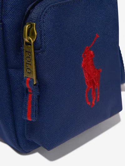 Polo Ralph Lauren Polo Pony-embroidered Shoulder Bag In Blue