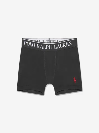 Polo Ralph Lauren Ralph Lauren Boys 2 Pack Boxer Shorts Set In Black