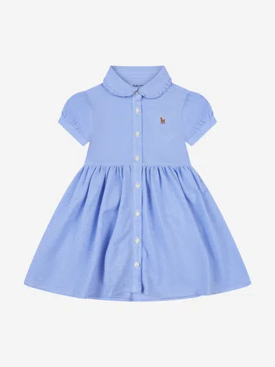 Polo Ralph Lauren Ralph Lauren Baby Girls Cotton Oxford Dress 3 Months Blue By Childsplay Clothing In Blue