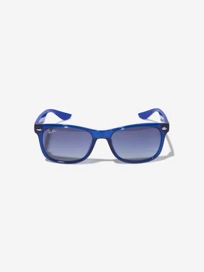Ray Ban Ray-ban Kids New Wayfarer Sunglasses 48 Mm Blue By Childsplay Clothing In Blue