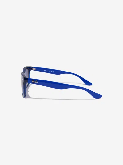 Ray Ban Ray-ban Kids New Wayfarer Sunglasses 48 Mm Blue By Childsplay Clothing In Blue