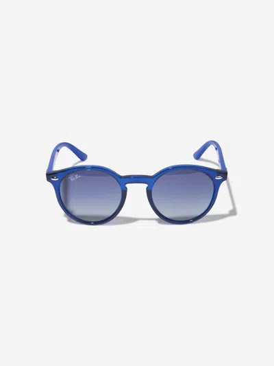 Ray Ban Ray-ban Kids Gradient Sunglasses 44 Mm Blue By Childsplay Clothing In Blue