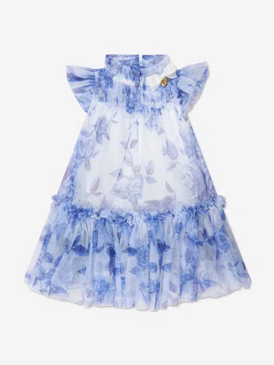 Angel's Face Angels Face Girls Marigold Tulle Flower Dress In Ivory