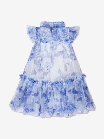 Angel's Face Angels Face Girls Marigold Tulle Flower Dress In Ivory
