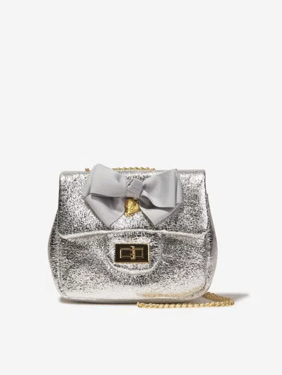 Angel's Face Angels Face Girls Skyla Metallic Shoulder Bag In Silver