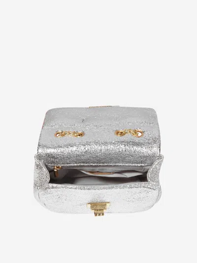Angel's Face Angels Face Girls Skyla Metallic Shoulder Bag In Silver