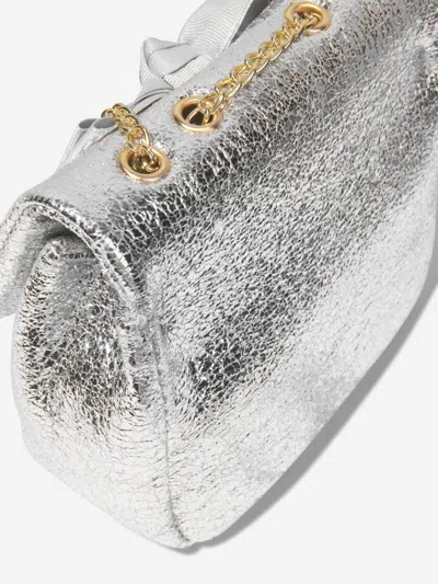 Angel's Face Angels Face Girls Skyla Metallic Shoulder Bag In Silver
