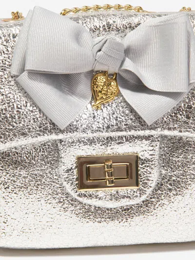 Angel's Face Angels Face Girls Skyla Metallic Shoulder Bag In Silver