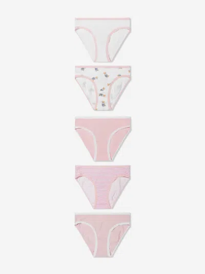 Polo Ralph Lauren Ralph Lauren Girls 5 Pack Bikini Brief Set In Pink