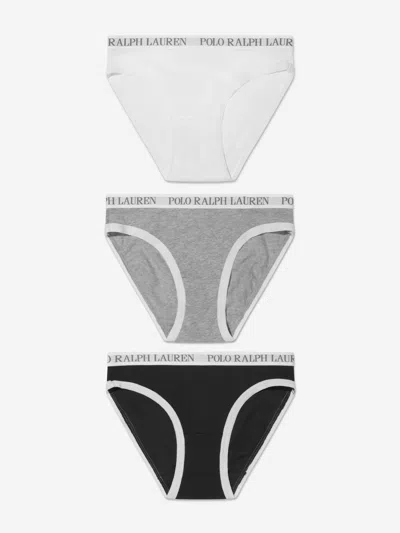 Polo Ralph Lauren Ralph Lauren Girls 3 Pack Bikini Brief Set In White