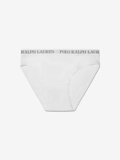 Polo Ralph Lauren Ralph Lauren Girls 3 Pack Bikini Brief Set In White