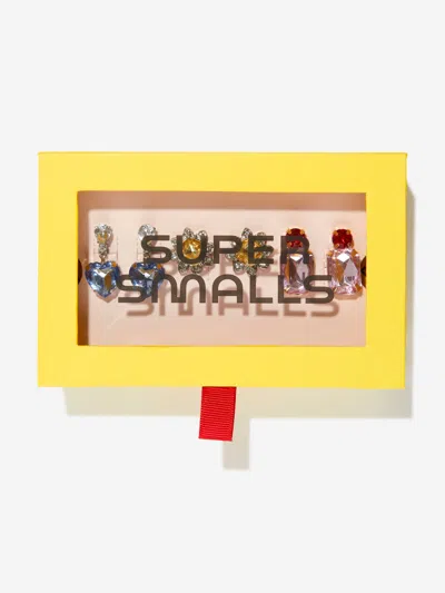 Super Smalls Dinner & A Movie Earring Set (set Of Three) In Multicoloured