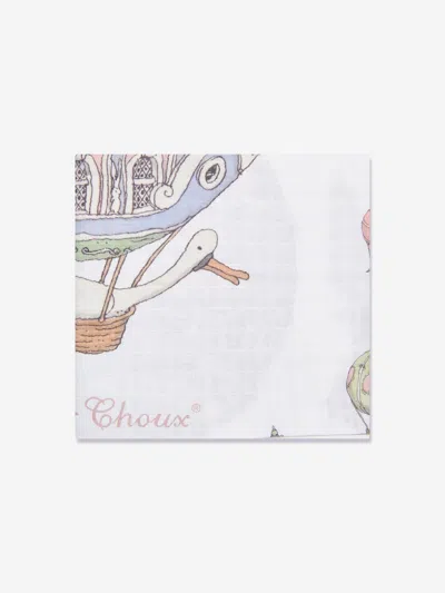 Atelier Choux Baby Hot Air Balloons Swaddle In White