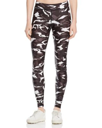 Shop Hpe Combat Camo Freshfit® Compression Leggings In Black/white