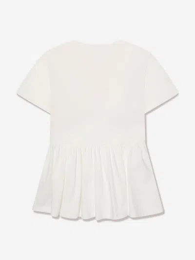 Kenzo Girls Boke Flower Jersey Dress In Ivory