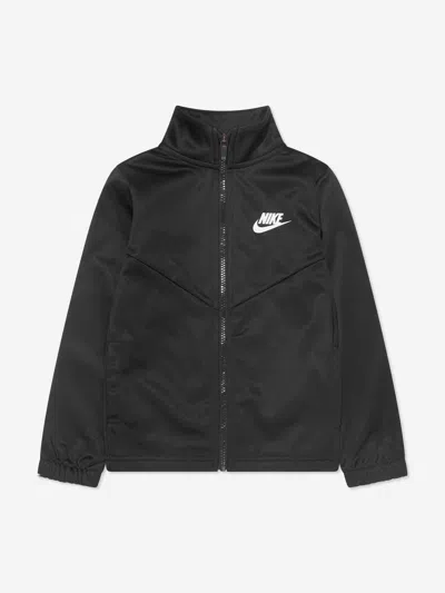 Nike Boys Nsw Lifestyle Essentials Tracksuit In Black