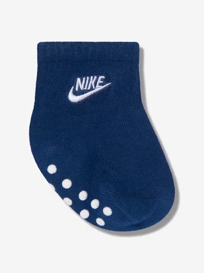 Nike Boys Core Futura Gripper Socks Set In Multicoloured