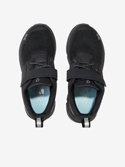 On Running Boys Black Kids Cloud Play Mesh Low-top Trainers 4-9 Years In Black