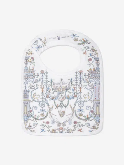 Atelier Choux Baby Satin Toile De Jouy  & Caitlin Wilson Bib In Multicoloured