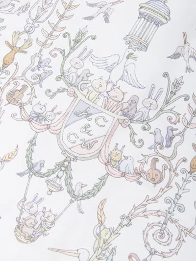 Atelier Choux Baby Toile De Jouy  & Caitlin Wilson Reversible Quilt In Multicoloured