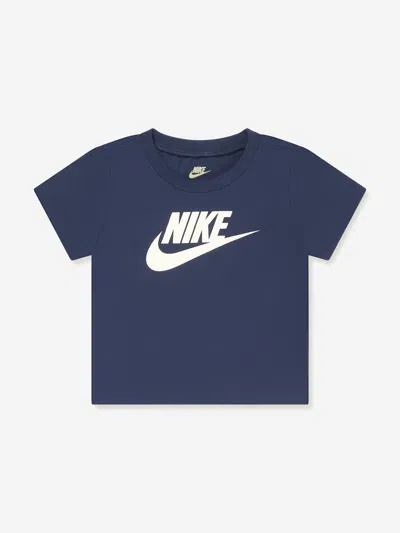 Nike Swoosh Logo-print Tracksuit Set In Blue