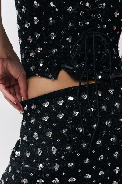 Danielle Guizio Ny Arlo Corset In Black