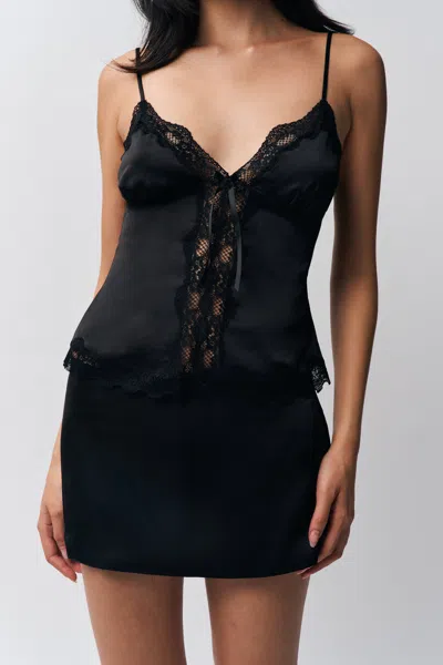 Danielle Guizio Ny Blair Top In Black