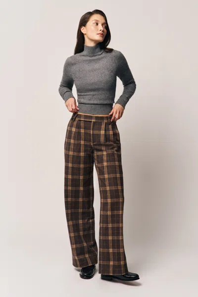Shop Danielle Guizio Ny Delia Sweater In Heather Grey