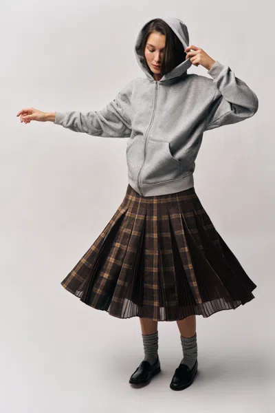 Danielle Guizio Ny Gibson Tartan Skirt In Multi