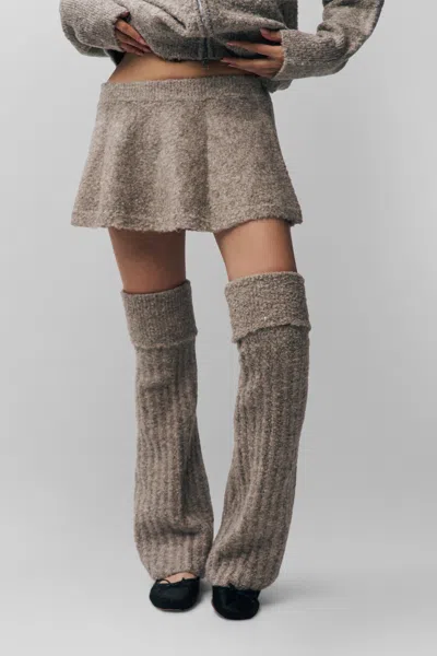 Danielle Guizio Ny Leg Warmer In Heather Grey