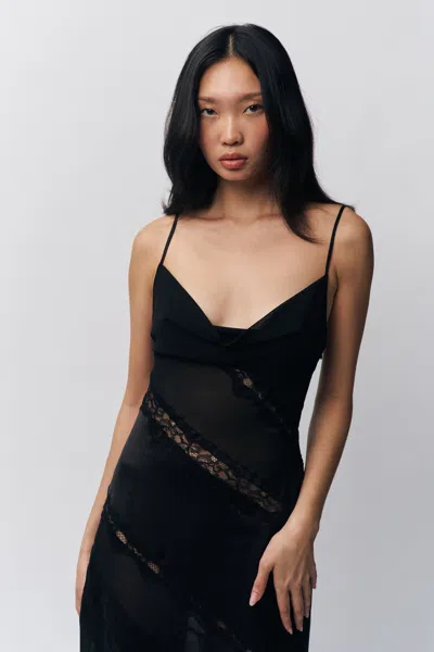 Danielle Guizio Ny Leah Dress In Black