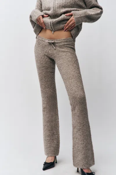 Danielle Guizio Ny Peyton Pant In Heather Grey