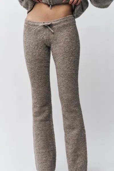 Danielle Guizio Ny Peyton Pant In Heather Grey